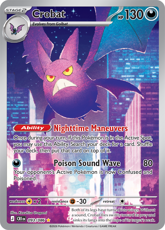 Crobat - Chaos Rising Card #093