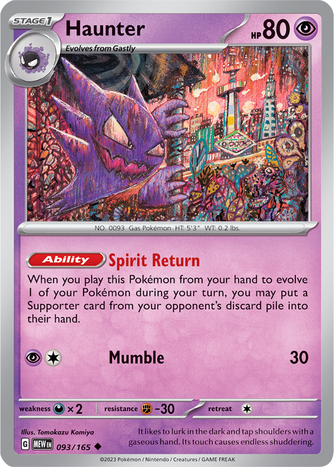 Scarlet Violet 151 Card 93