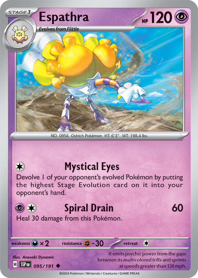 Surging Sparks Card 95