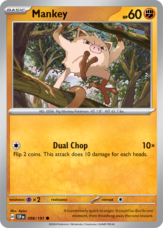 Surging Sparks Card 98
