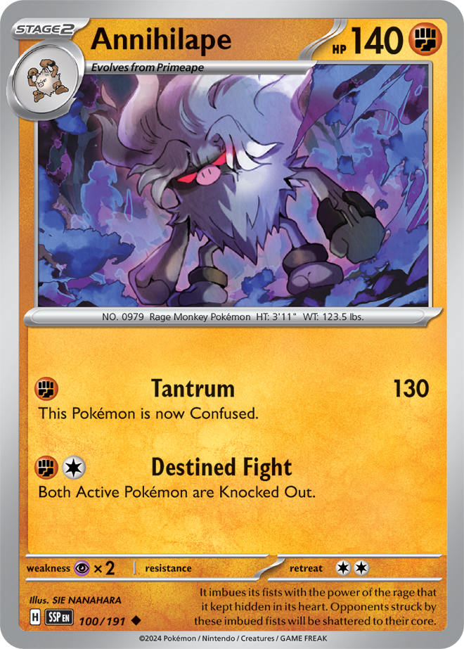 Surging Sparks Card 100