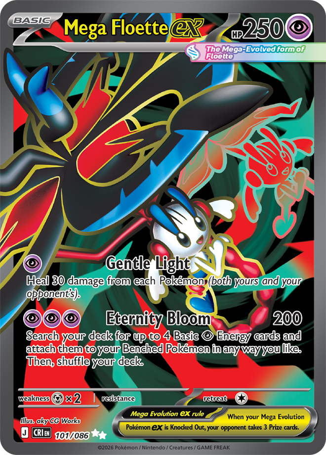 Mega Floette ex - Chaos Rising Card #101