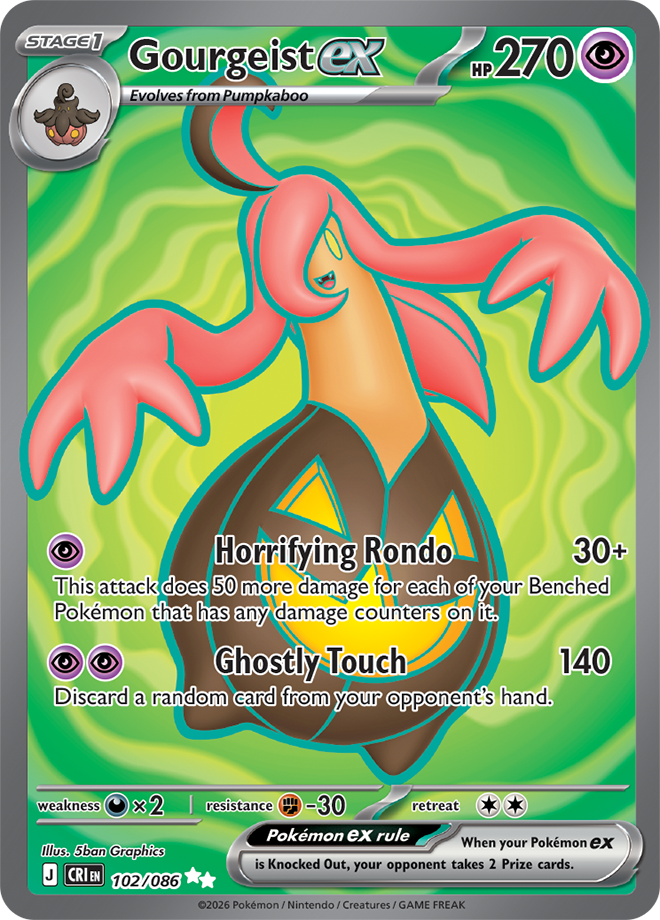Gourgeist ex - Chaos Rising Card #102