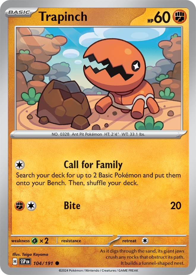 Surging Sparks Card 104