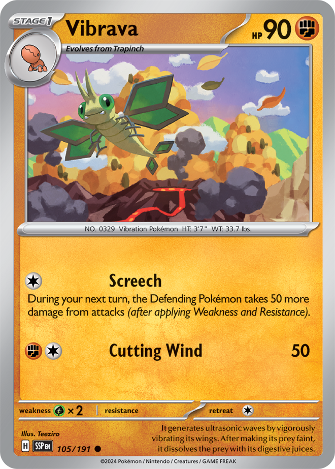Surging Sparks Card 105