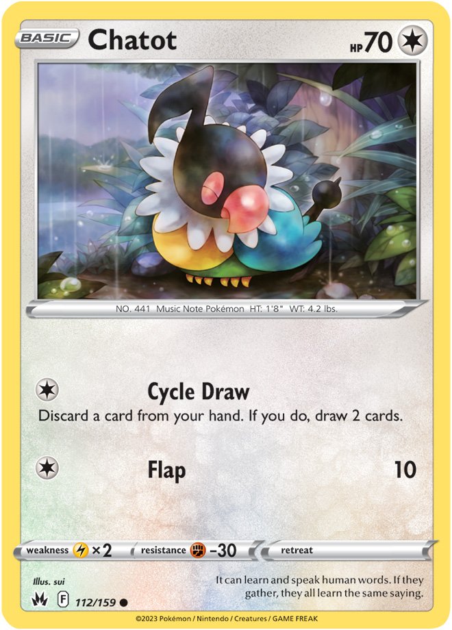 Crown Zenith Card 112
