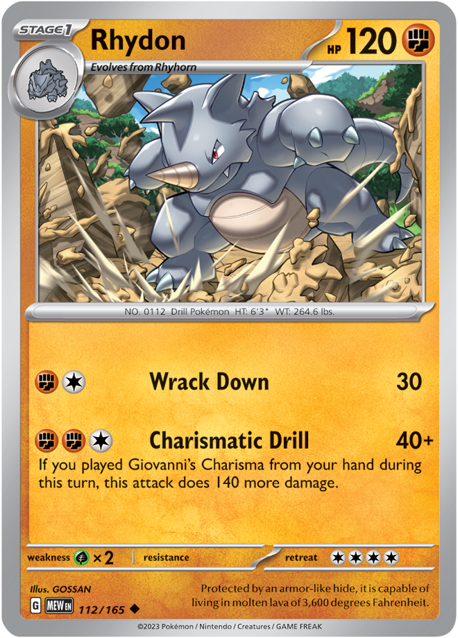 Scarlet Violet 151 Card 112