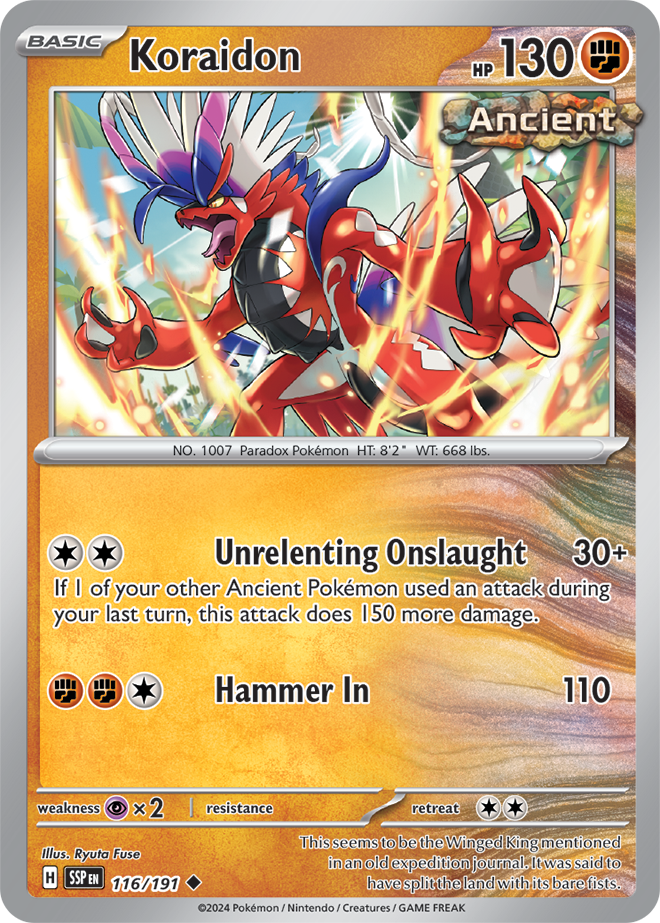 Surging Sparks Card 116