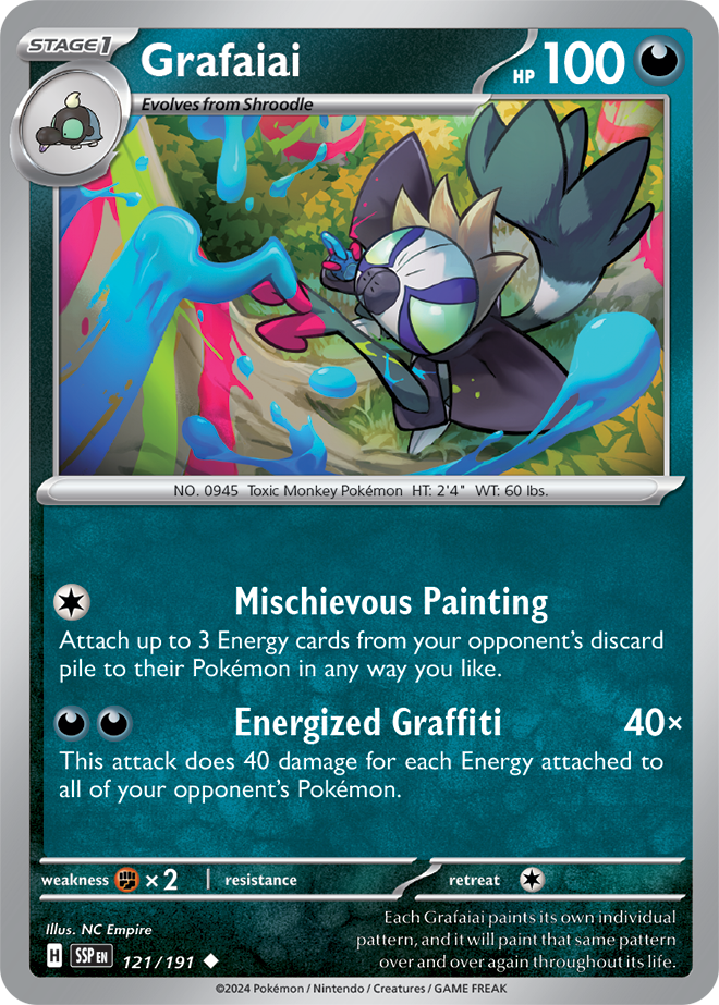 Surging Sparks Card 121