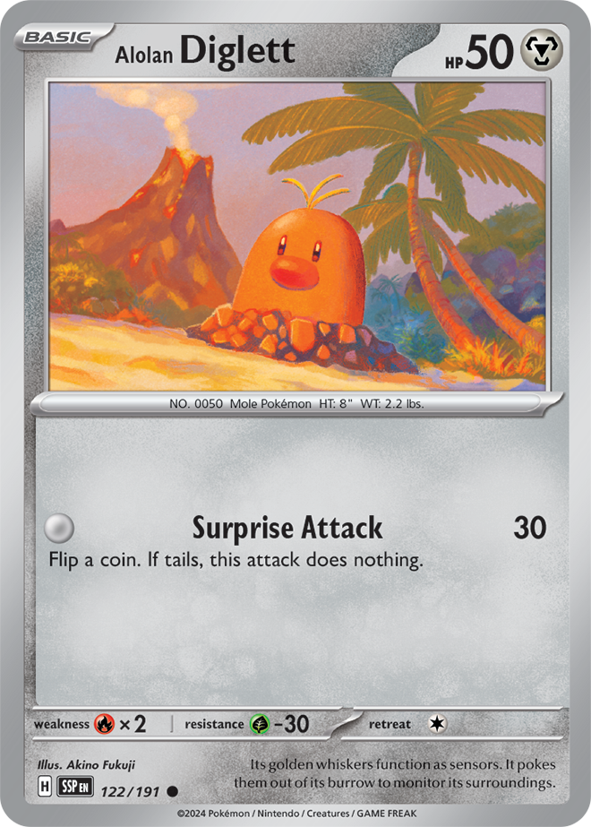 Surging Sparks Card 122