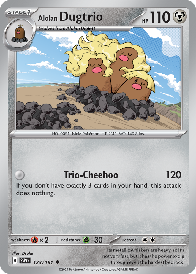 Surging Sparks Card 123