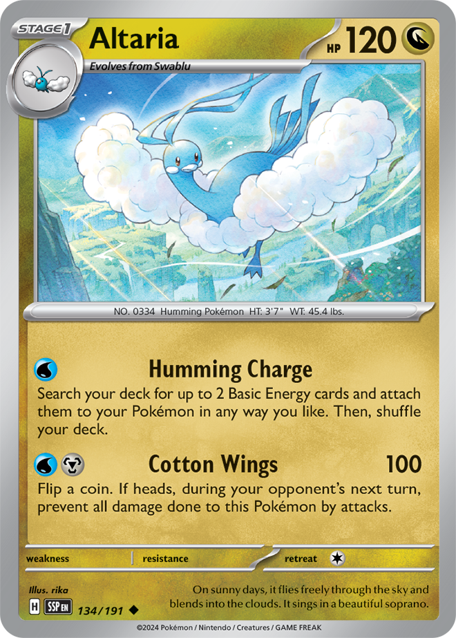 Surging Sparks Card 134