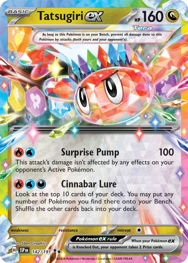 Surging Sparks Card 142