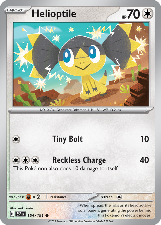 Surging Sparks Card 154