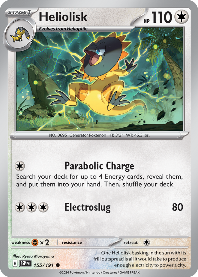Surging Sparks Card 155