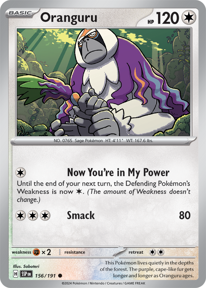 Surging Sparks Card 156