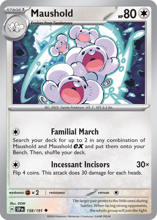 Surging Sparks Card 158
