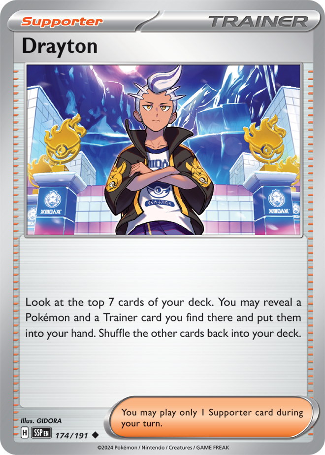 Surging Sparks Card 174