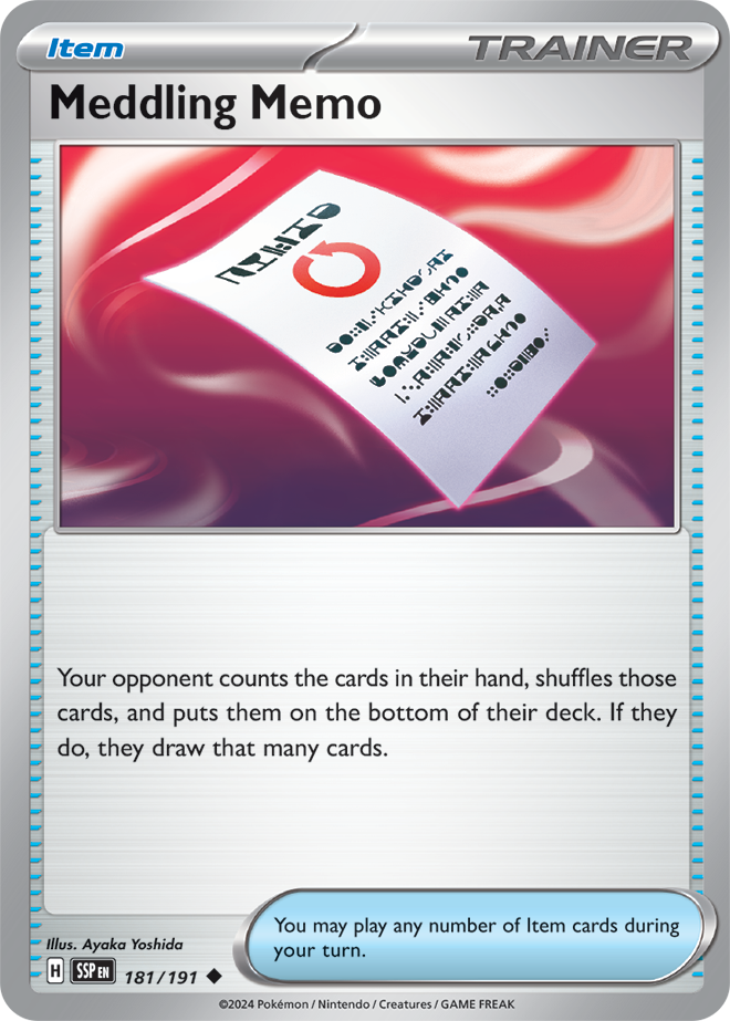 Surging Sparks Card 181