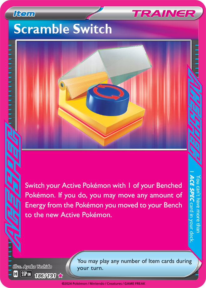 Surging Sparks Card 186