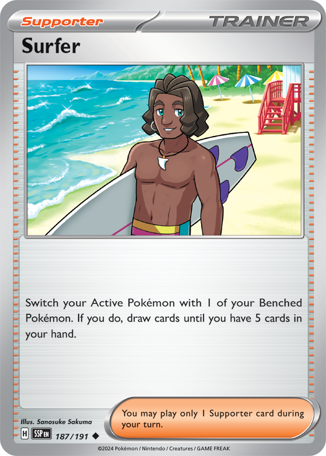 Surging Sparks Card 187