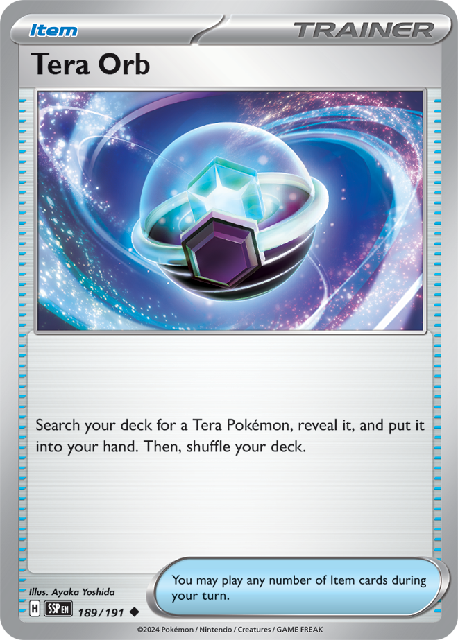 Surging Sparks Card 189