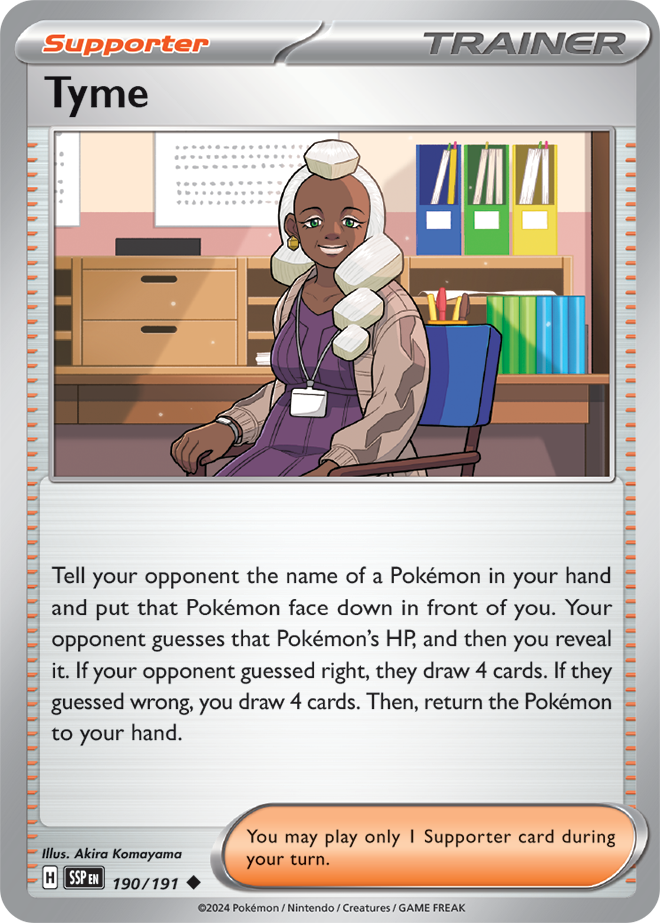 Surging Sparks Card 190