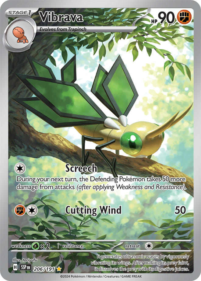 Surging Sparks Card 206