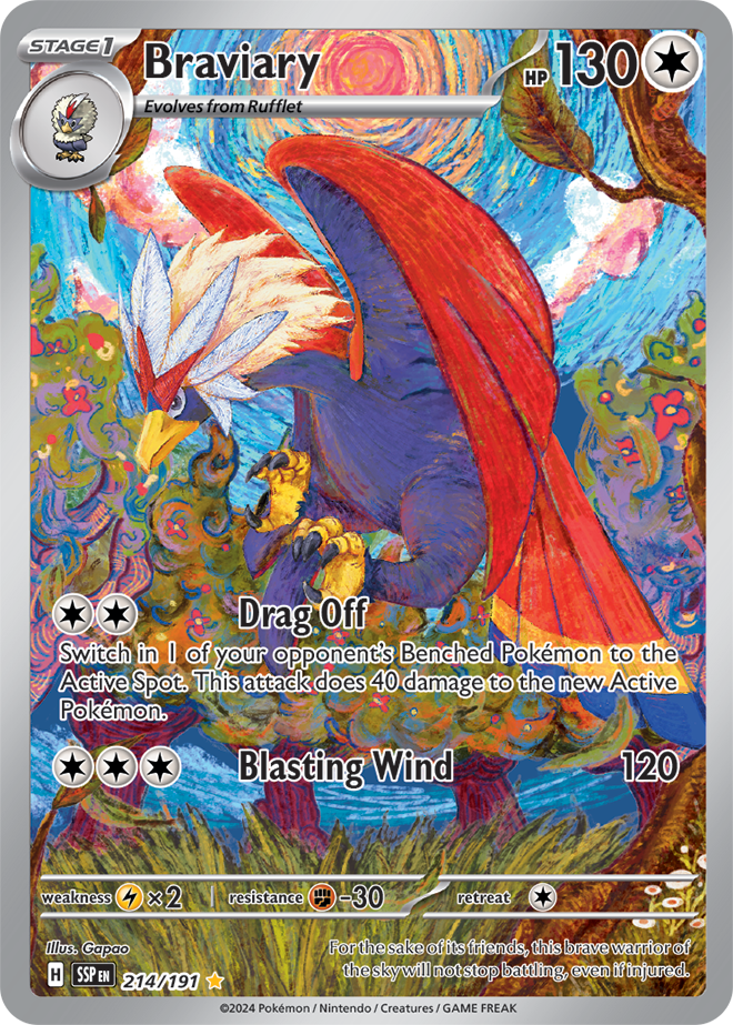 Surging Sparks Card 214