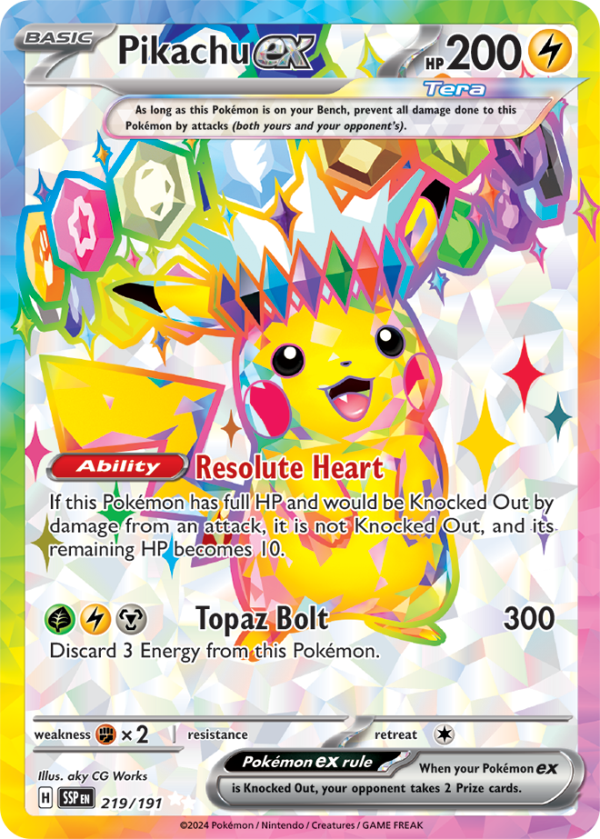 Surging Sparks Card 219