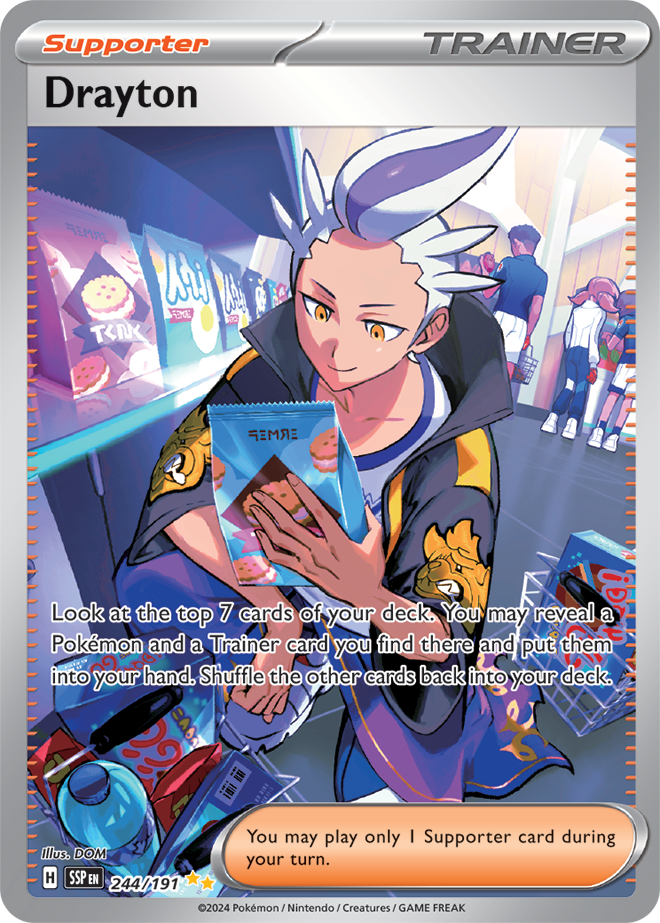 Surging Sparks Card 244