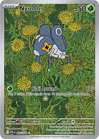 Nymble Pokemon Card from Phantasmal Flames 096