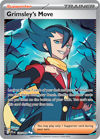 Grimsley's Move Pokemon Card from Phantasmal Flames 120
