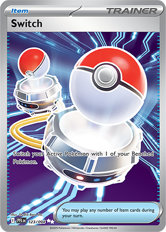 Switch Pokemon Card from Phantasmal Flames 123