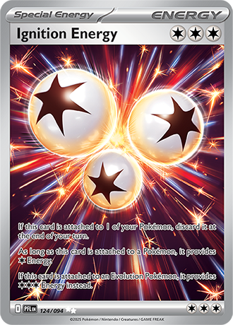 Ignition Energy Pokemon Card from Phantasmal Flames 124