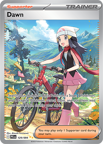 Dawn Pokemon Card from Phantasmal Flames 129