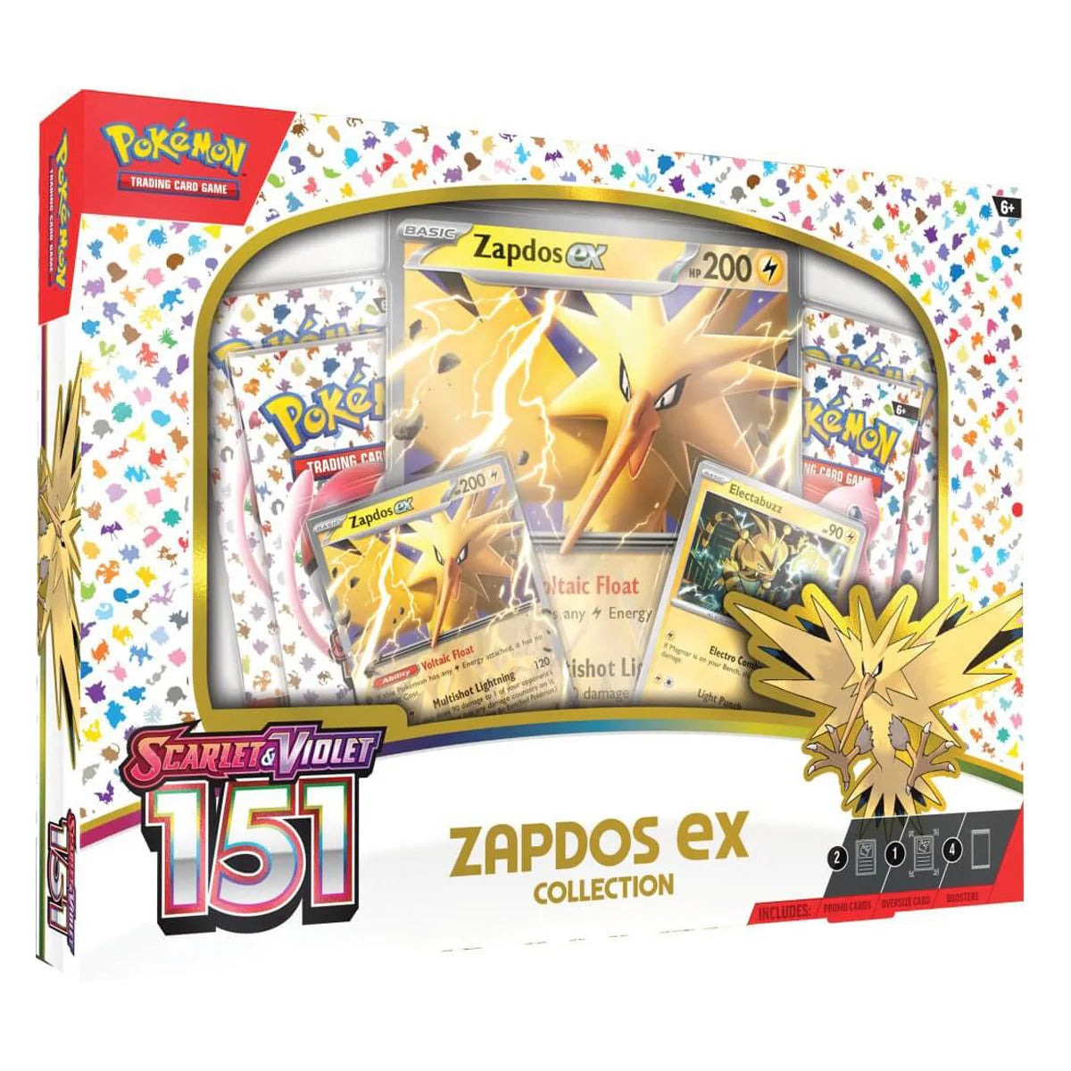 POKEMON TCG SCARLET & VIOLET 151 COLLECTION—ZAPDOS EX