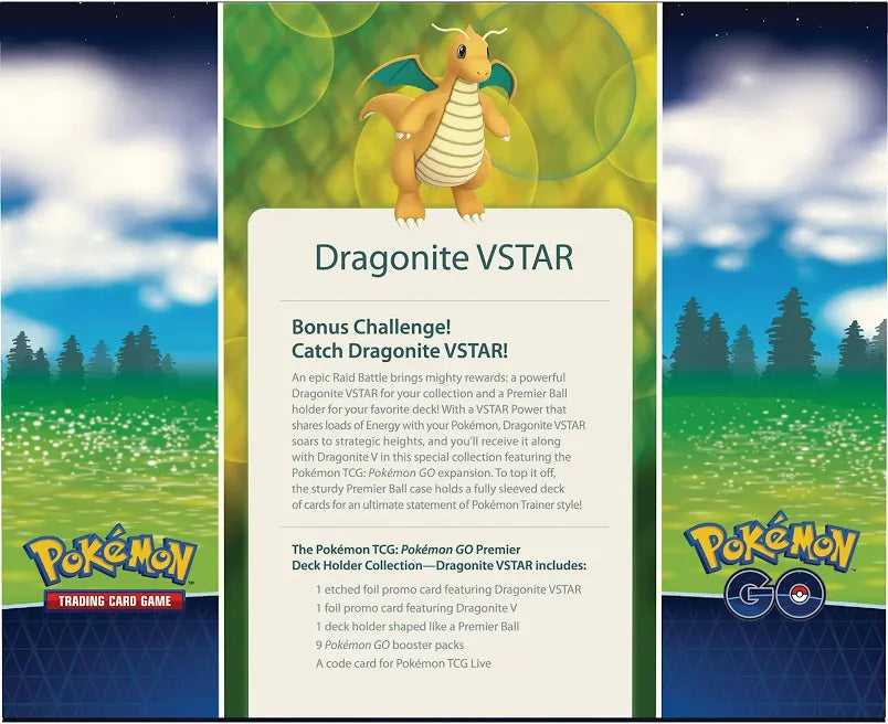 Pokemon GO Premier Deck Holder Collection Dragonite VSTAR