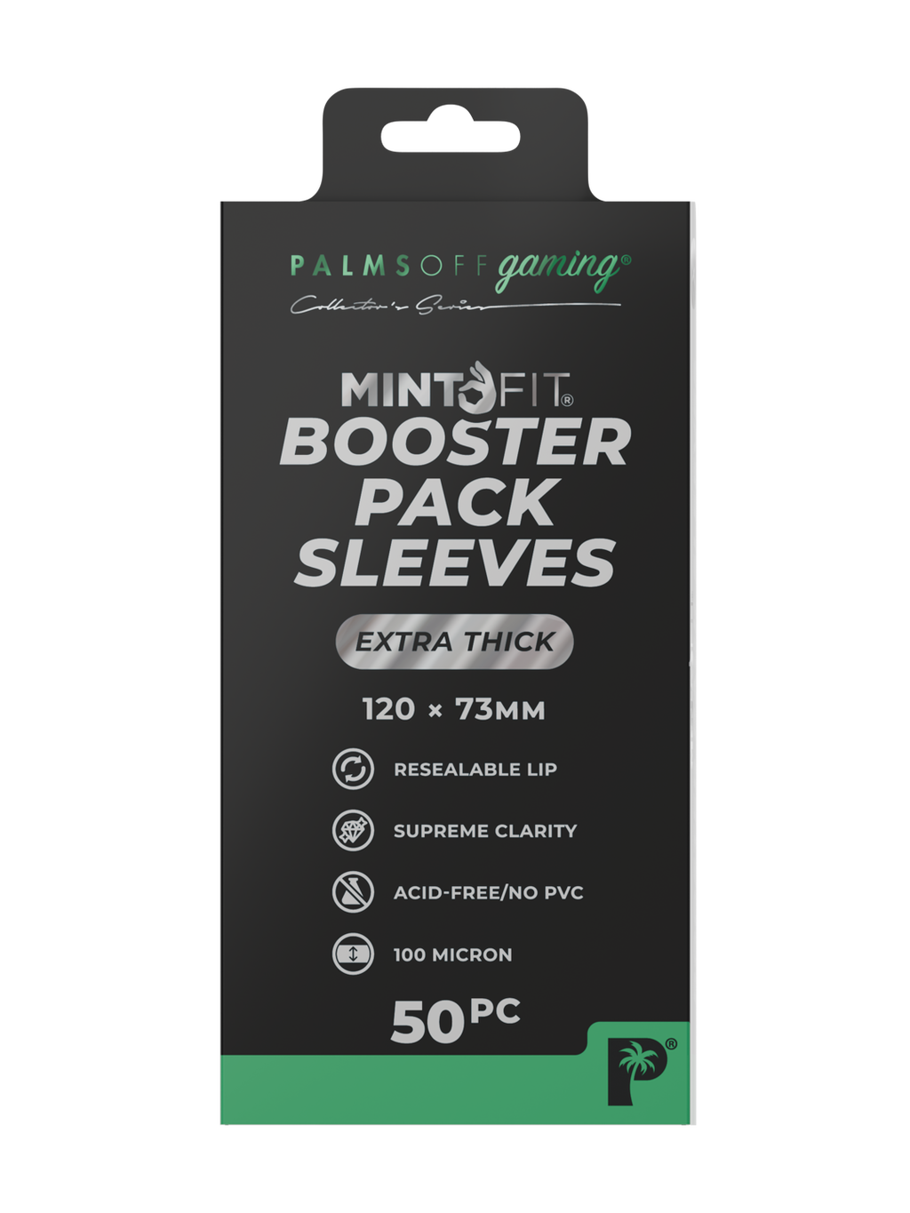 Mint Fit Booster Pack Sleeves Extra Thick - Default Title
