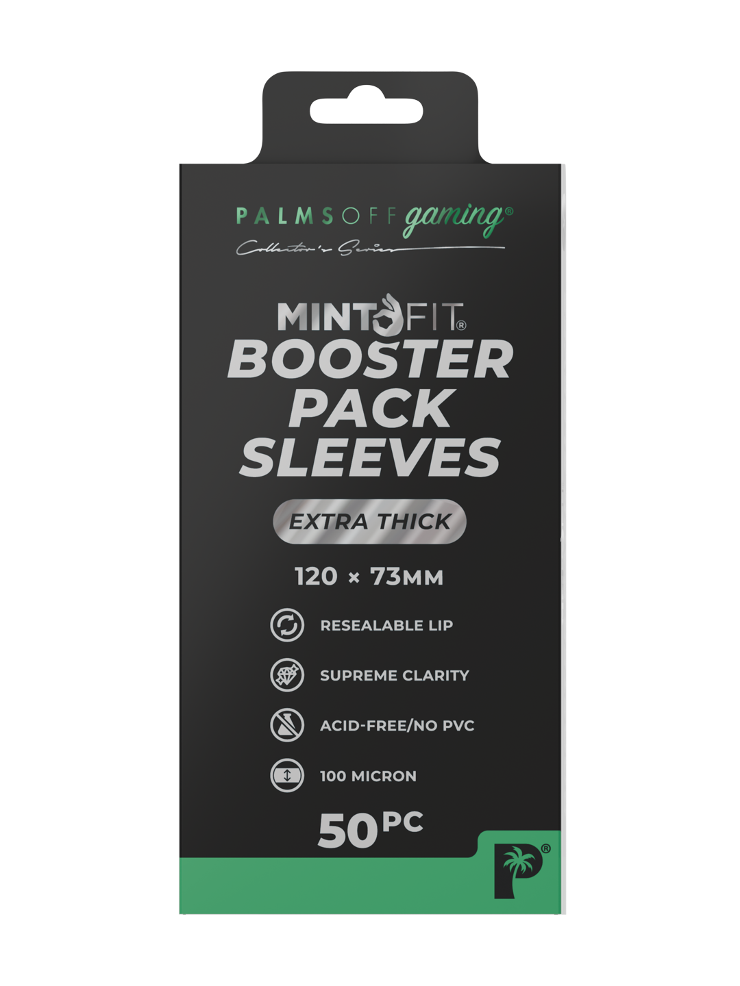 Mint Fit Booster Pack Sleeves Extra Thick - Default Title