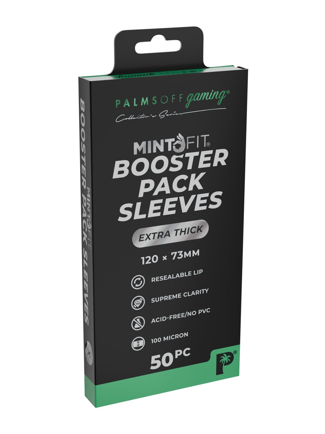 Mint Fit Booster Pack Sleeves Extra Thick - Default Title