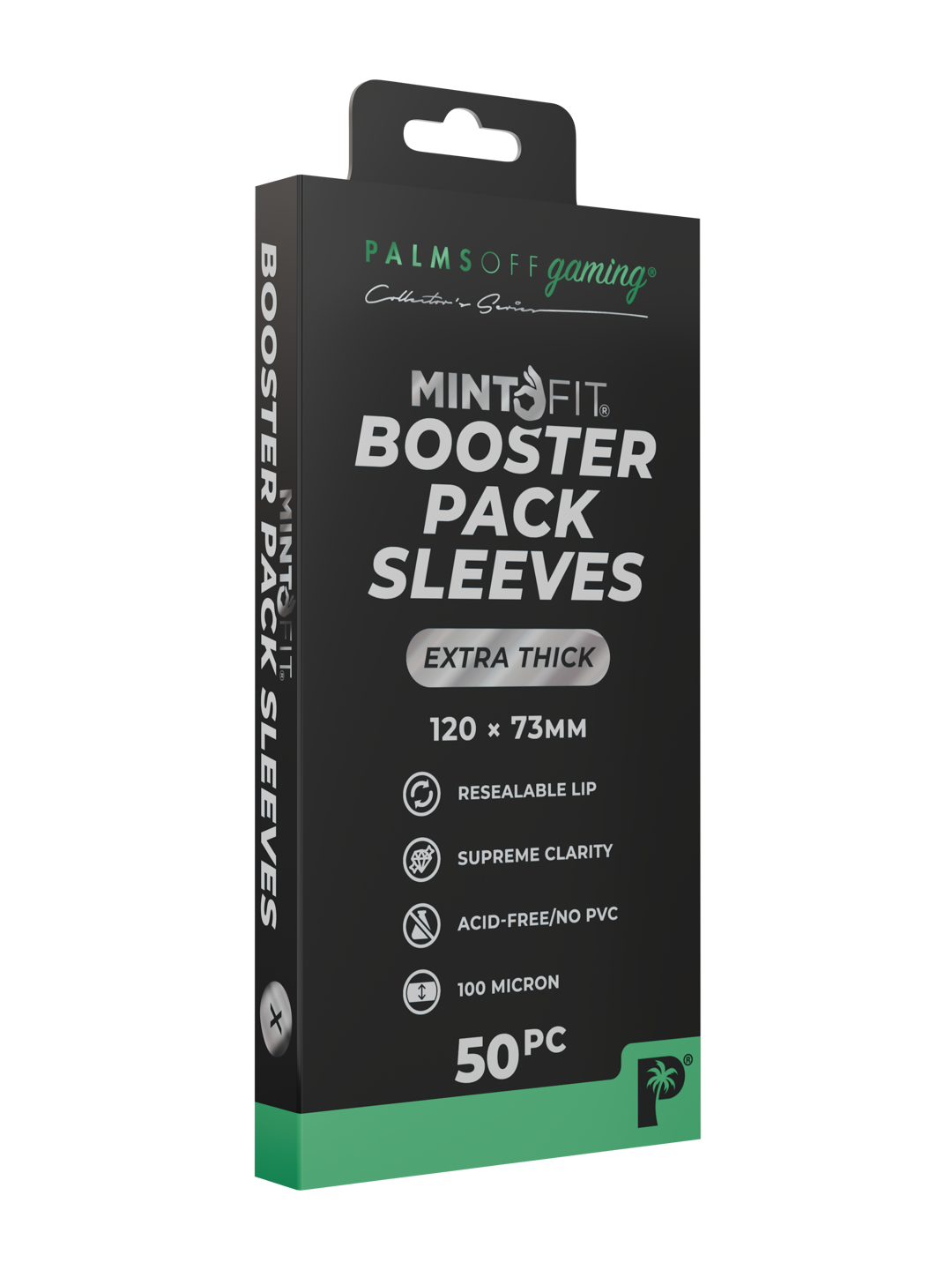 Mint Fit Booster Pack Sleeves Extra Thick - Default Title