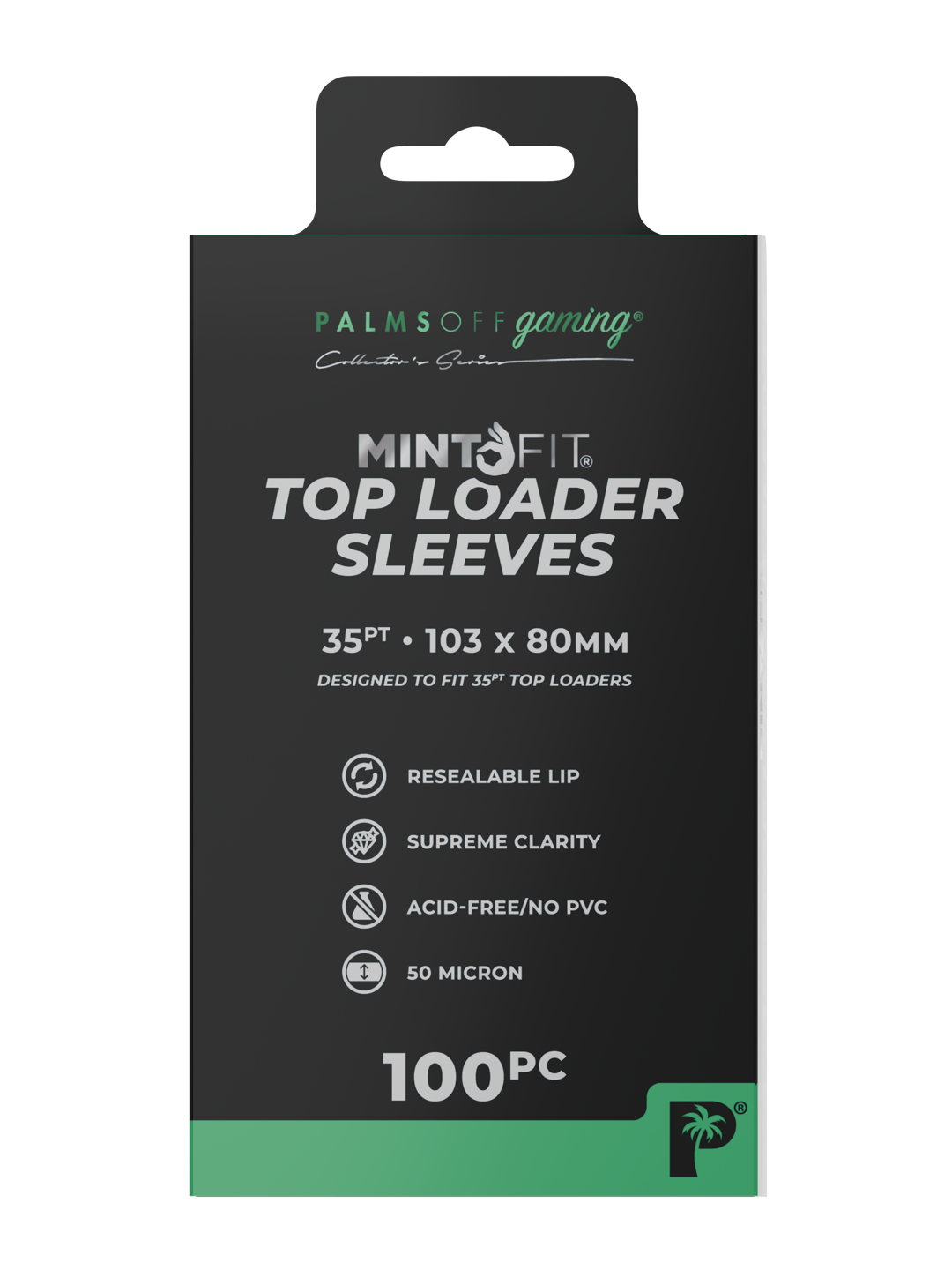 Mint Fit Top Loader Sleeves 35Pt - Default Title