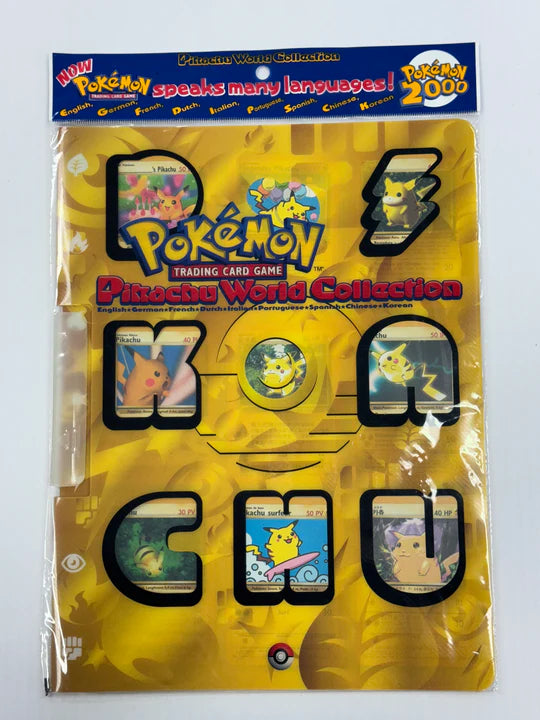 Pokemon Pikachu World Collection (2000) Binder Factory Sealed