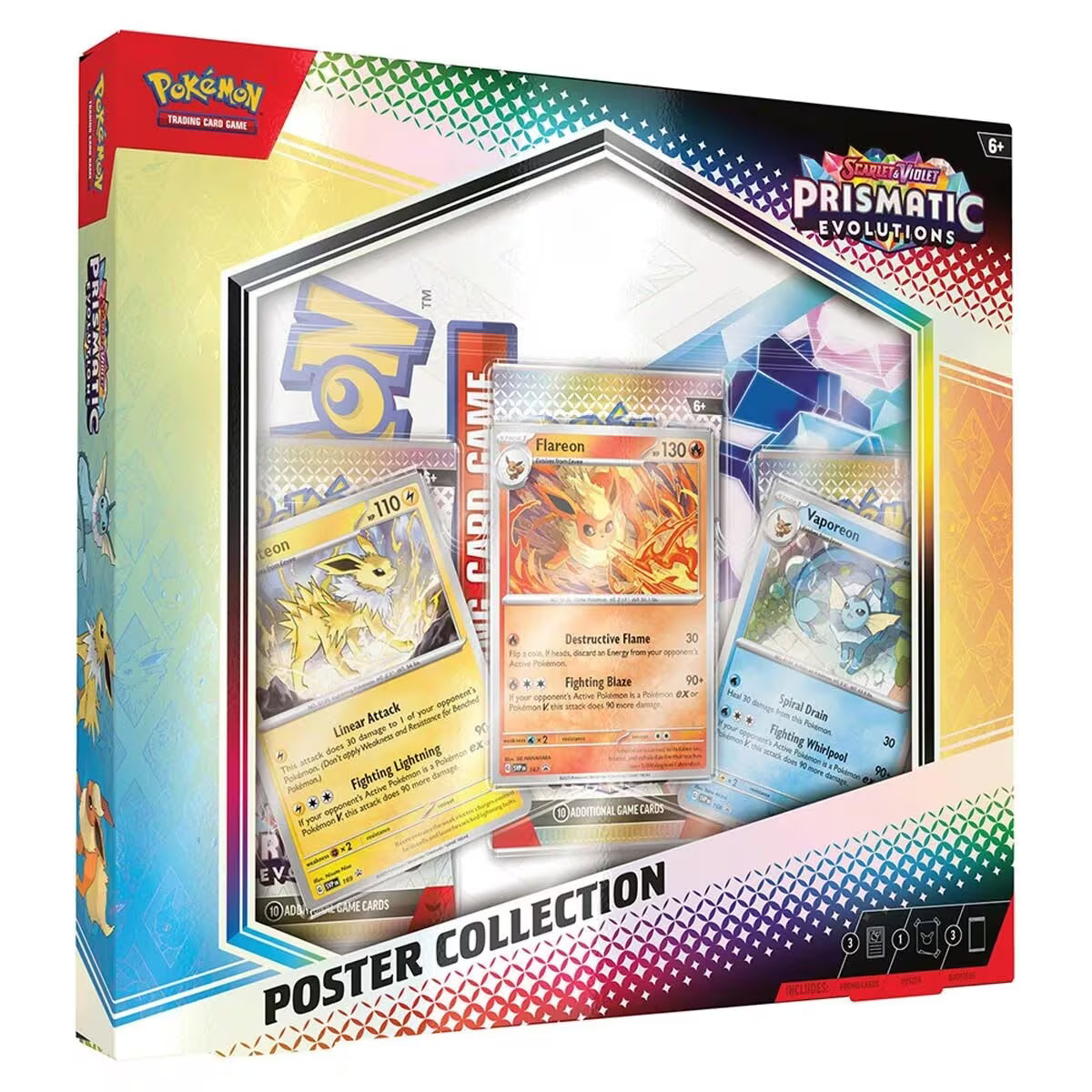 Pokémon TCG Scarlet & Violet Prismatic Evolutions Poster Collection