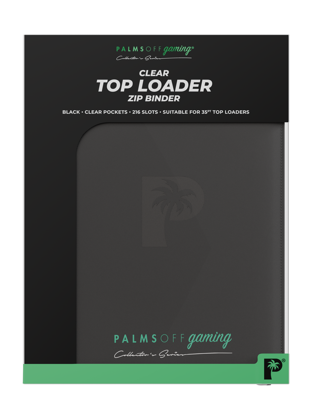 Collectors Series Top Loader Binder 9 Pocket - Black