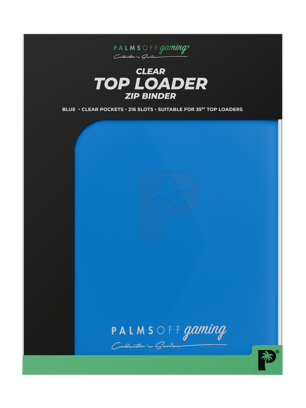 Collectors Series Top Loader Binder 9 Pocket - Blue