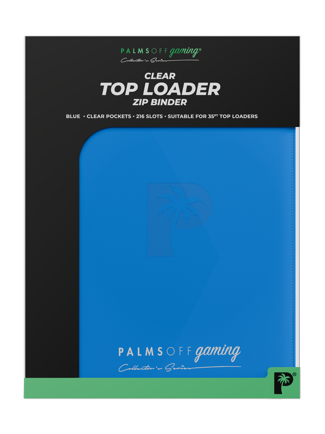 Collectors Series Top Loader Binder 9 Pocket - Blue