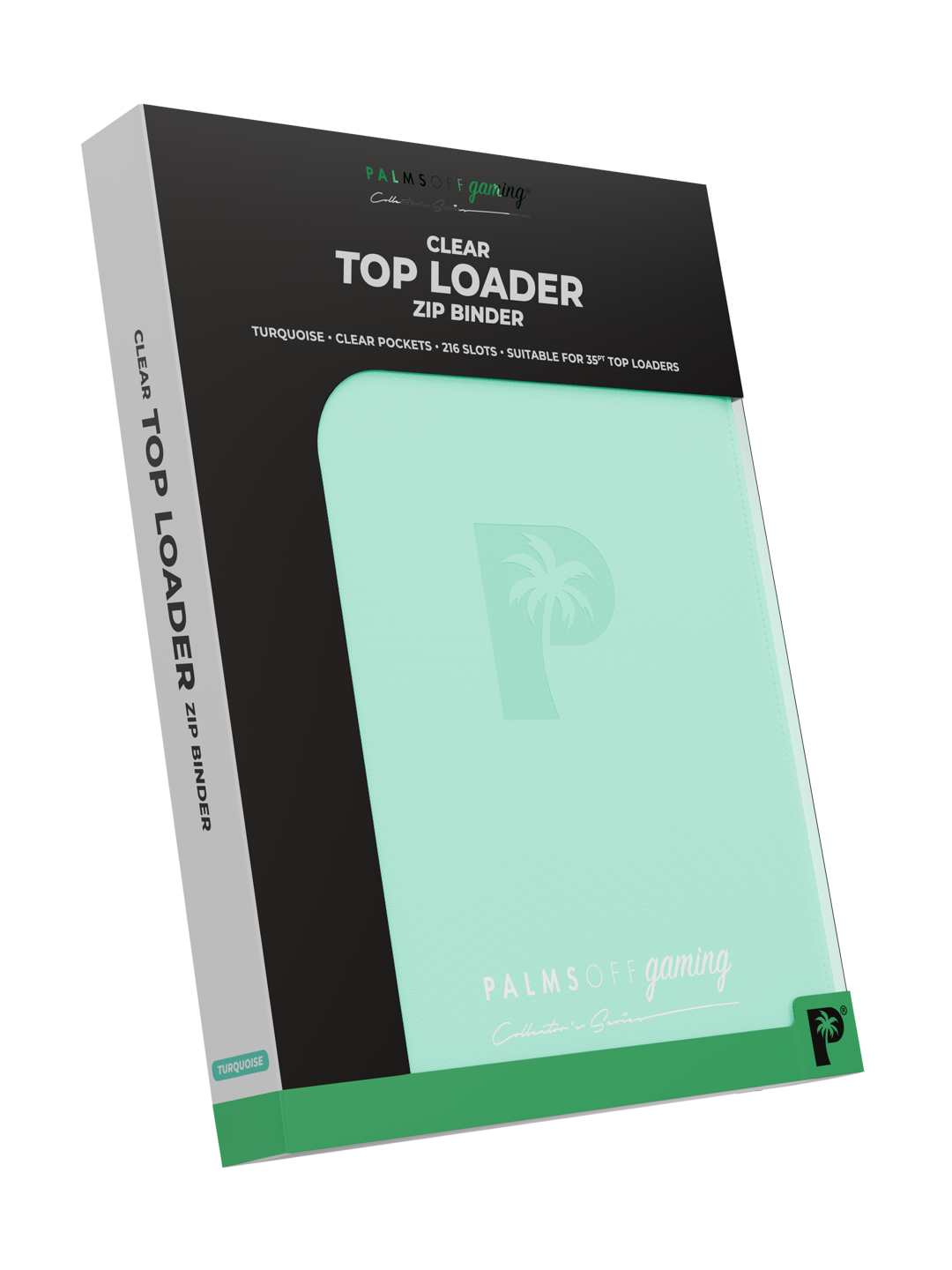 Collectors Series Top Loader Binder 9 Pocket - Turquoise
