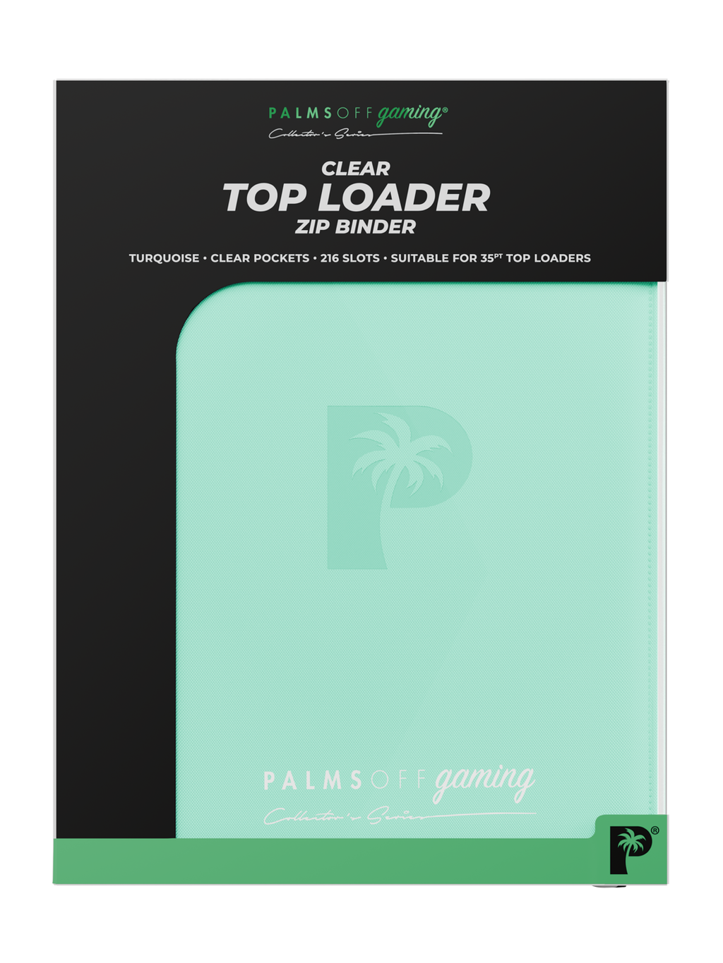 Collectors Series Top Loader Binder 9 Pocket - Turquoise
